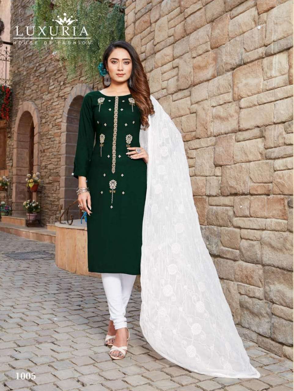 Luxuria Ruhani  Vol 2  Designer Kurtis With Dupatta Catalog