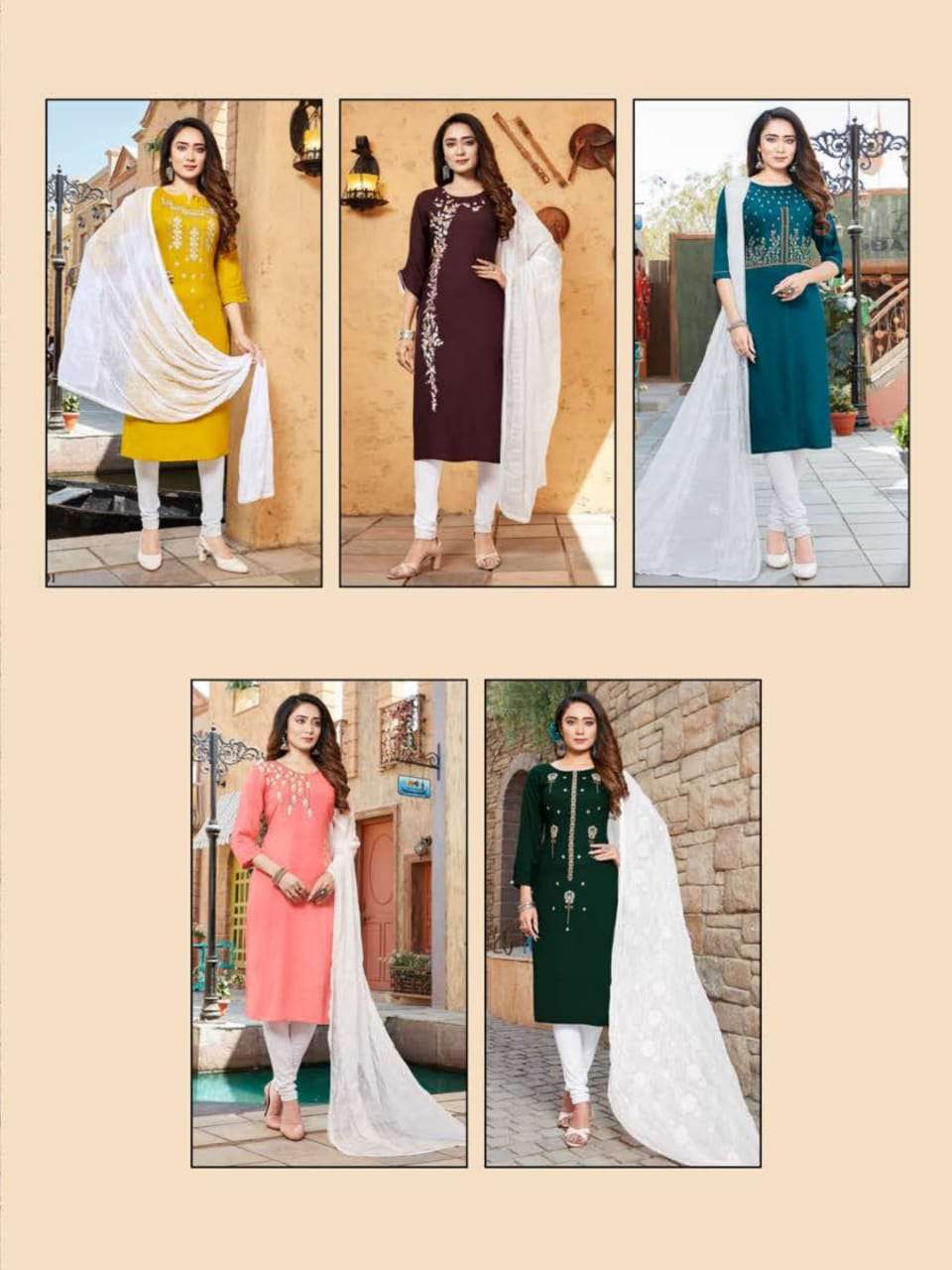 Luxuria Ruhani  Vol 2  Designer Kurtis With Dupatta Catalog