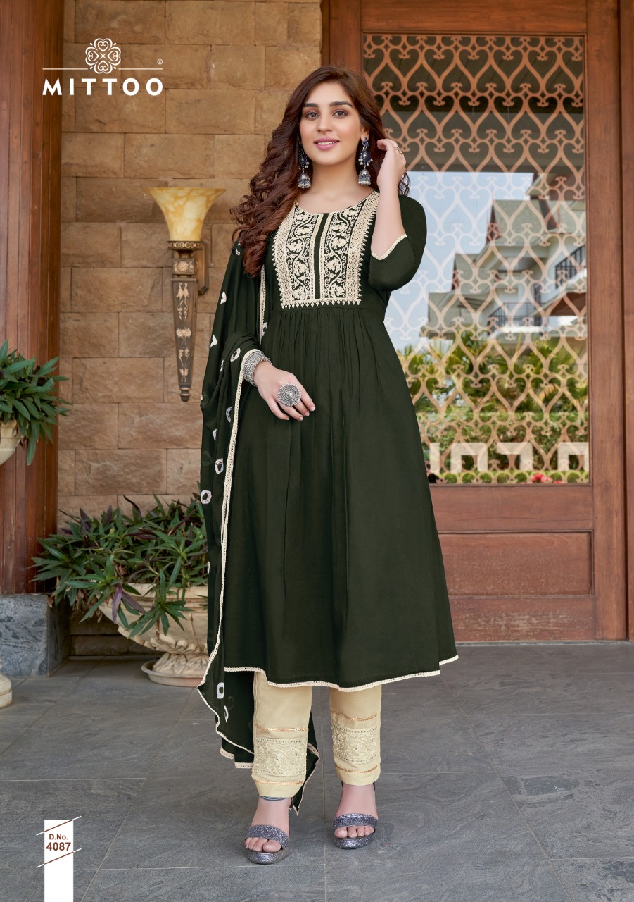 Mitto Barkhaa Fancy Designer Ready Made  Catalog