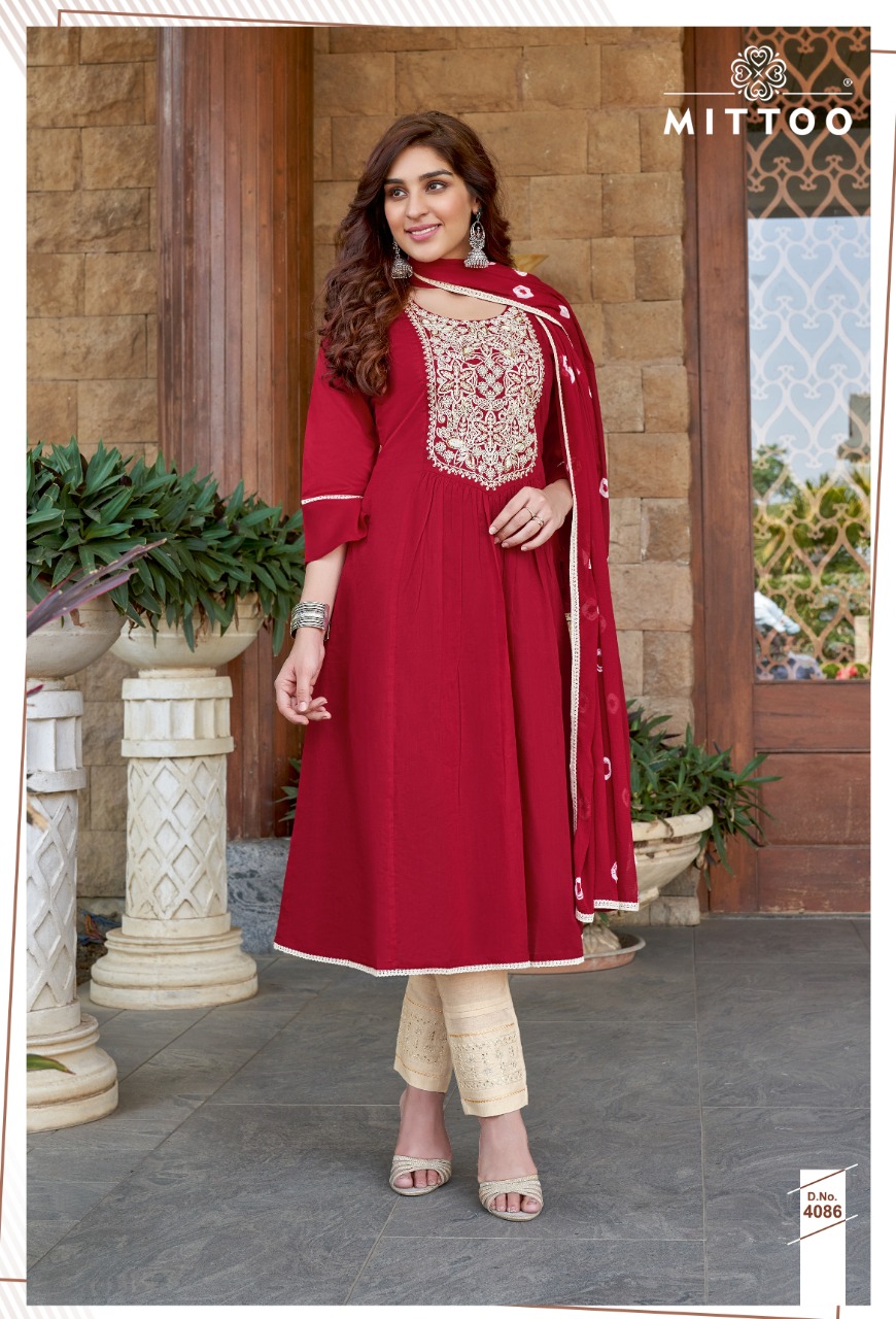 Mitto Barkhaa Fancy Designer Ready Made  Catalog
