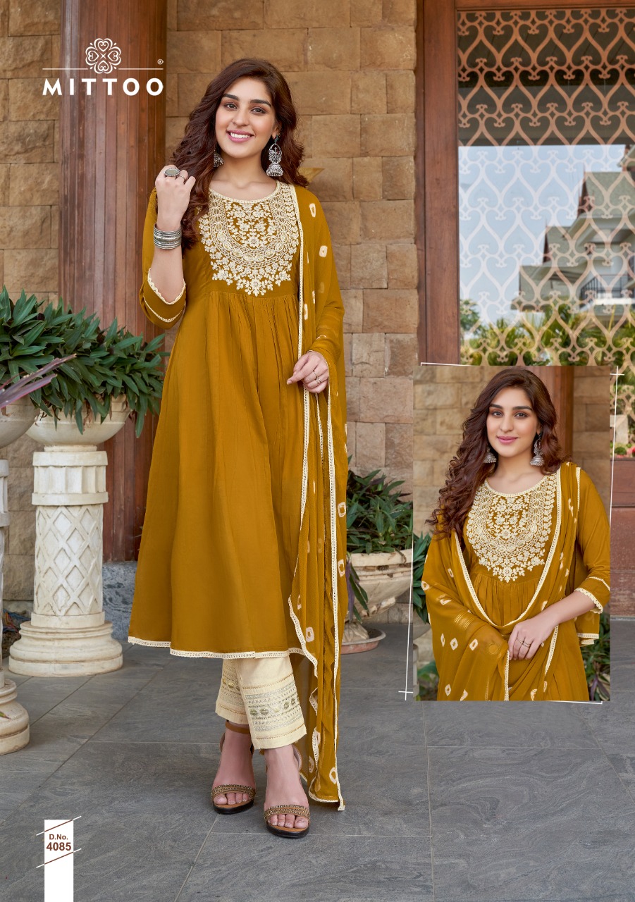 Mitto Barkhaa Fancy Designer Ready Made  Catalog