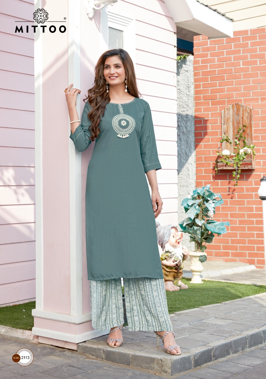 Mittoo Panghat Vol  17 Rayon Designer Kurti With Bottom  Catalog