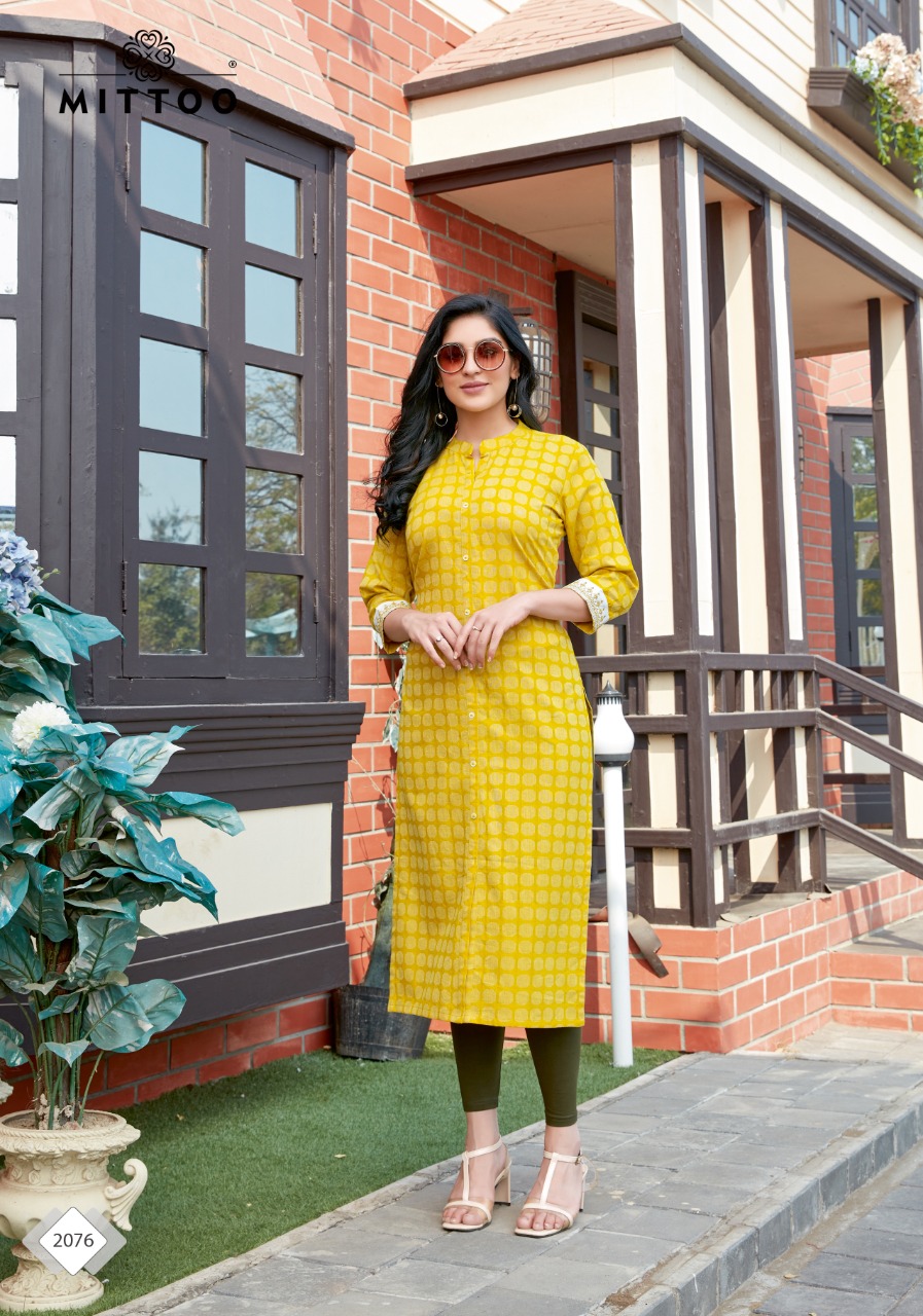 Mittoo Sumera Fancy Cotton Embroidery Kurti Catalog