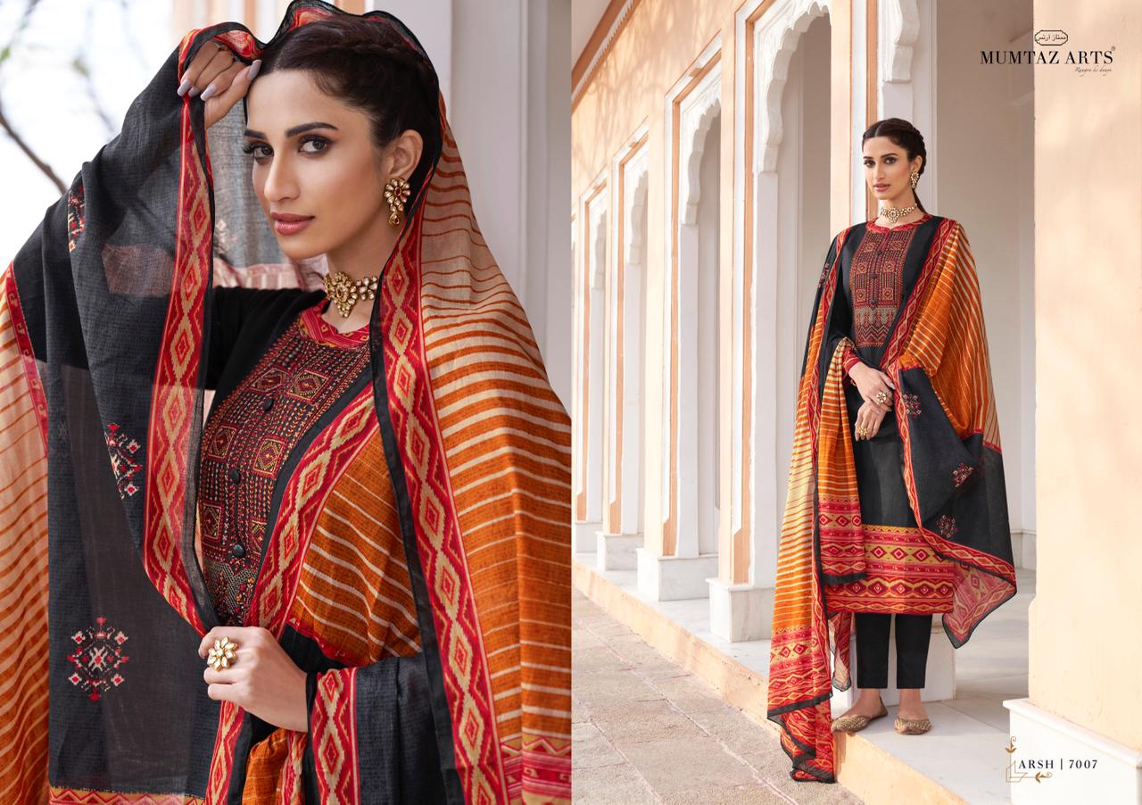 Mumtaz Arts Arsh Ethnic Wear Designer Wear Dress Material Catalog