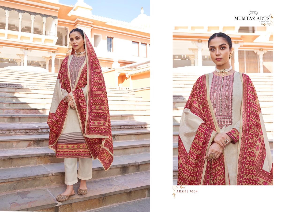 Mumtaz Arts Arsh Ethnic Wear Designer Wear Dress Material Catalog