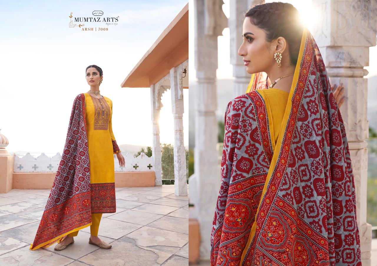 Mumtaz Arts Arsh Ethnic Wear Designer Wear Dress Material Catalog