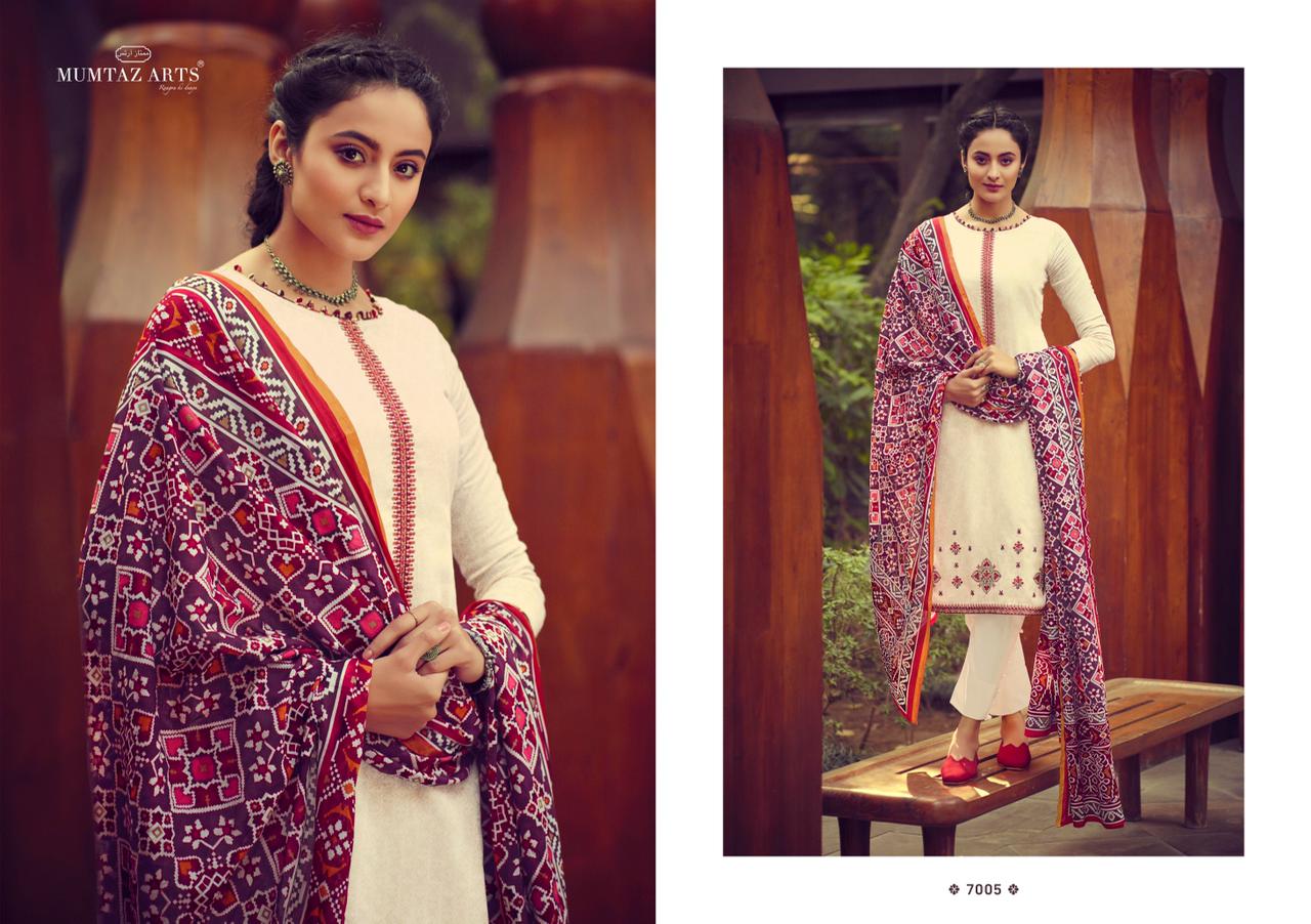 Mumtaz Arts Ikkat Patola  Jam Cotton Suit Material In Surat