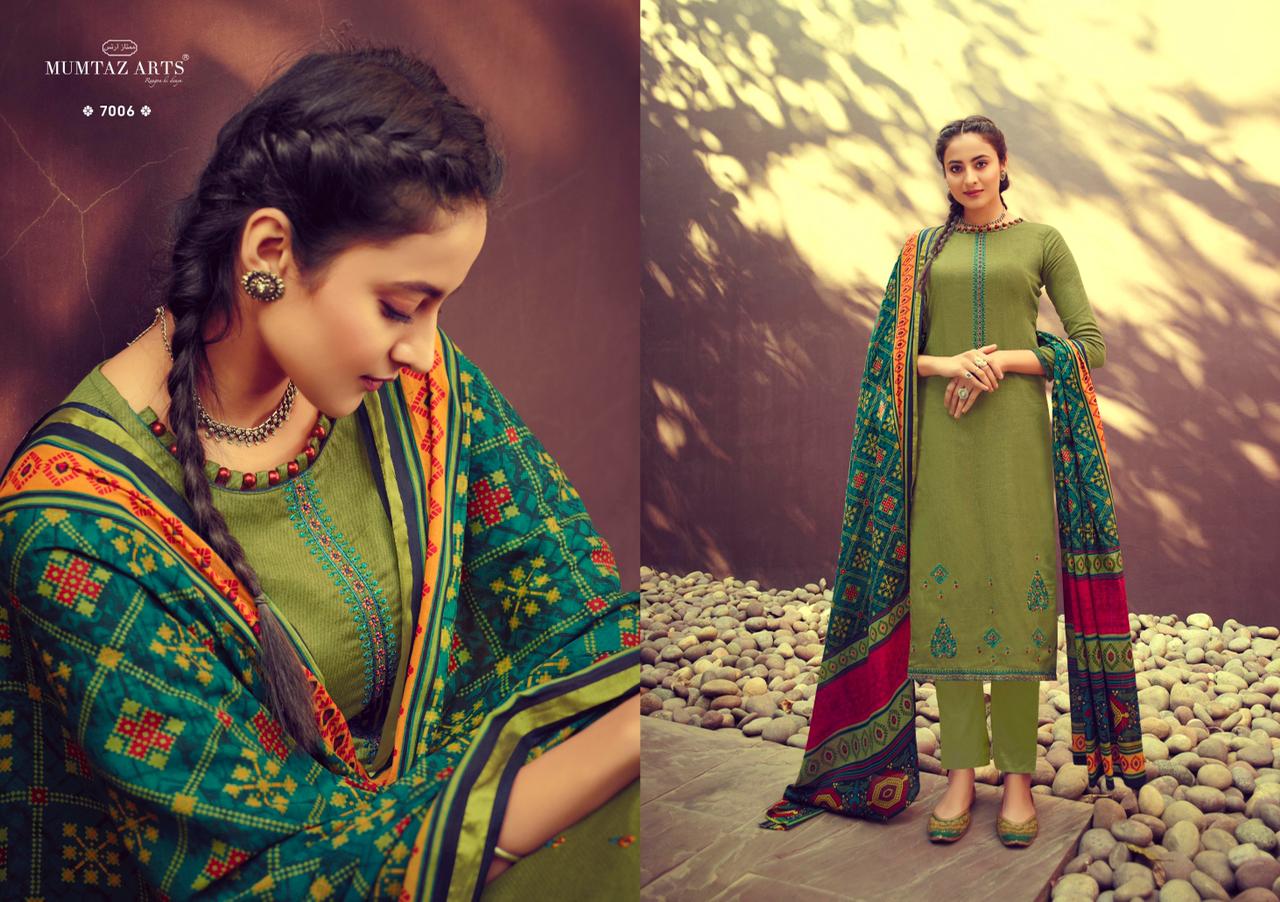 Mumtaz Arts Ikkat Patola  Jam Cotton Suit Material In Surat