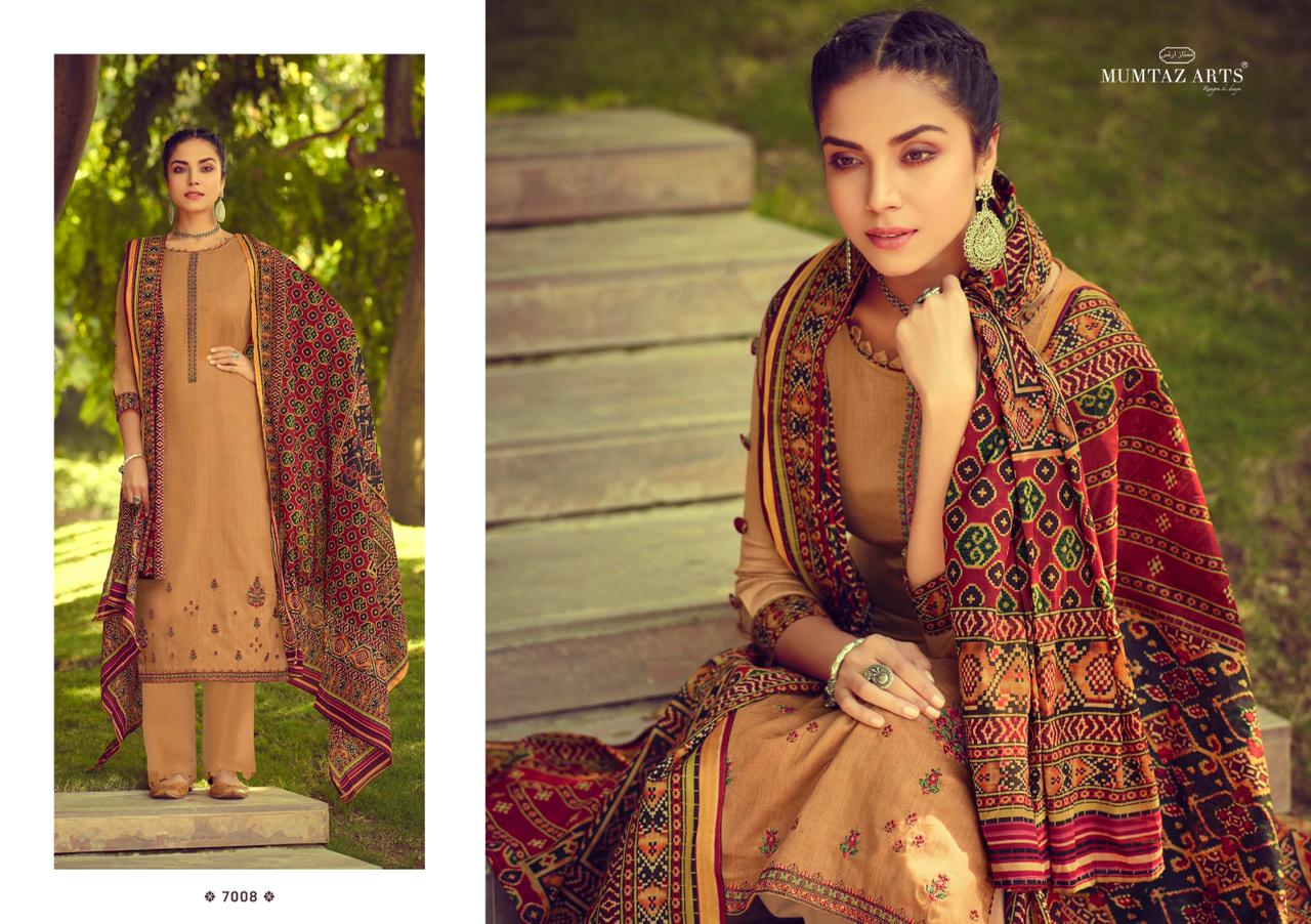 Mumtaz Arts Ikkat Patola  Jam Cotton Suit Material In Surat