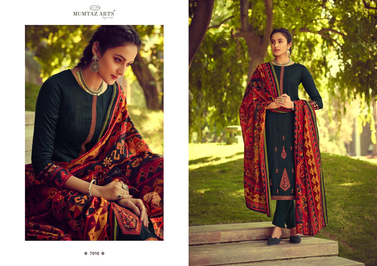 Mumtaz Arts Ikkat Patola  Jam Cotton Suit Material In Surat