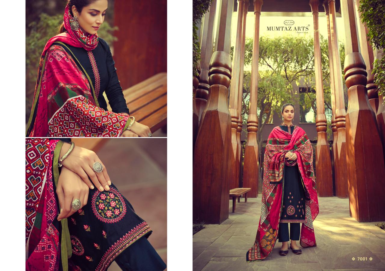 Mumtaz Arts Ikkat Patola  Jam Cotton Suit Material In Surat