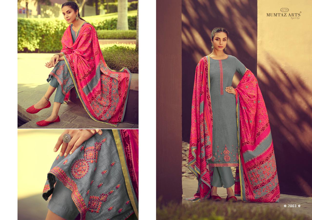 Mumtaz Arts Ikkat Patola  Jam Cotton Suit Material In Surat
