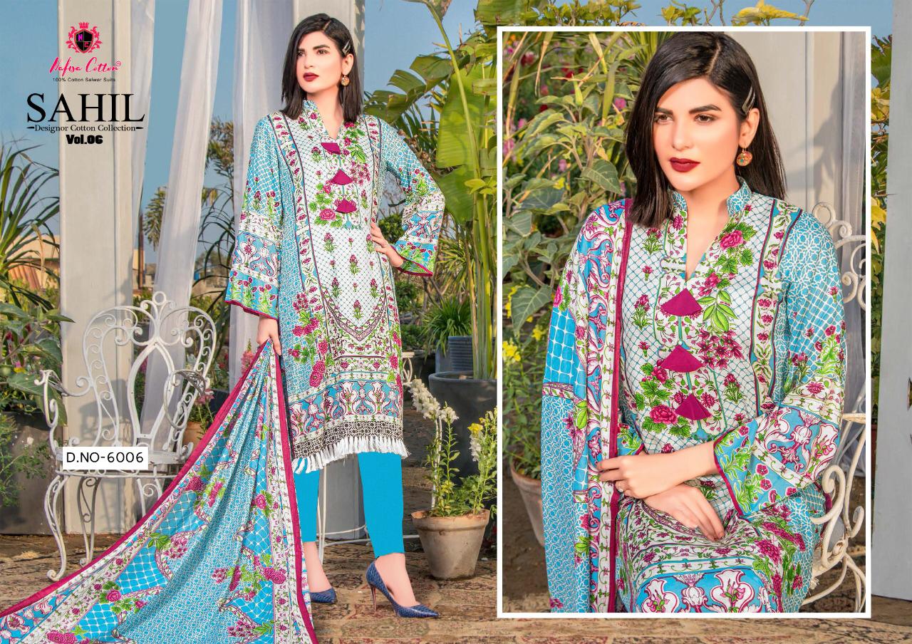 Nafisa Sahil Vol 6 Cotton Karachi Dress Materials  Catalog