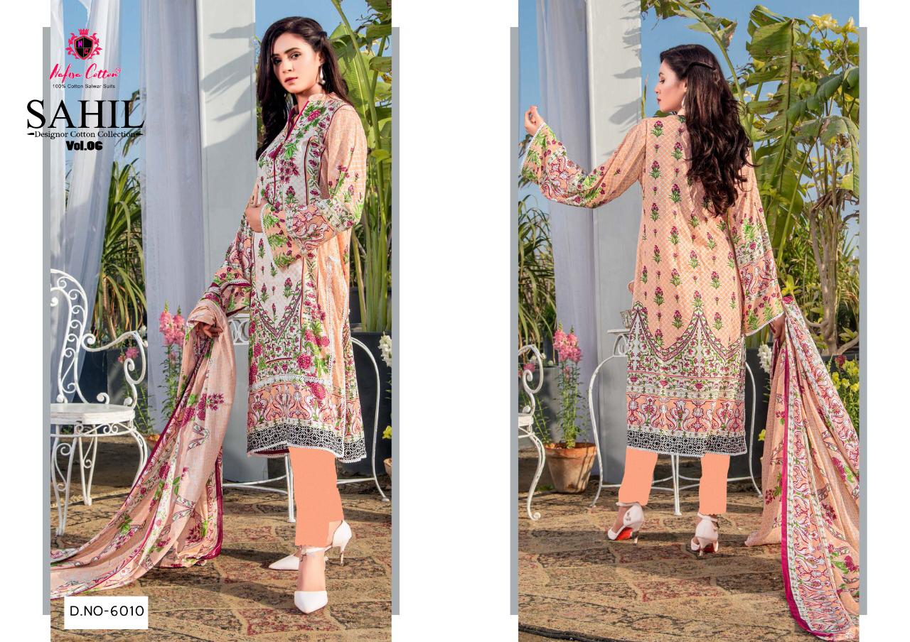 Nafisa Sahil Vol 6 Cotton Karachi Dress Materials  Catalog