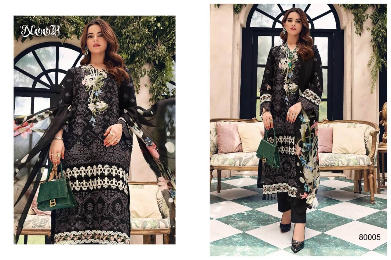 Noor Adan Libas Cotton Fancy Embroidery Pakistani Salwar Catalog