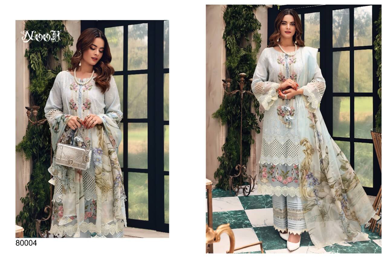 Noor Adan Libas Cotton Fancy Embroidery Pakistani Salwar Catalog