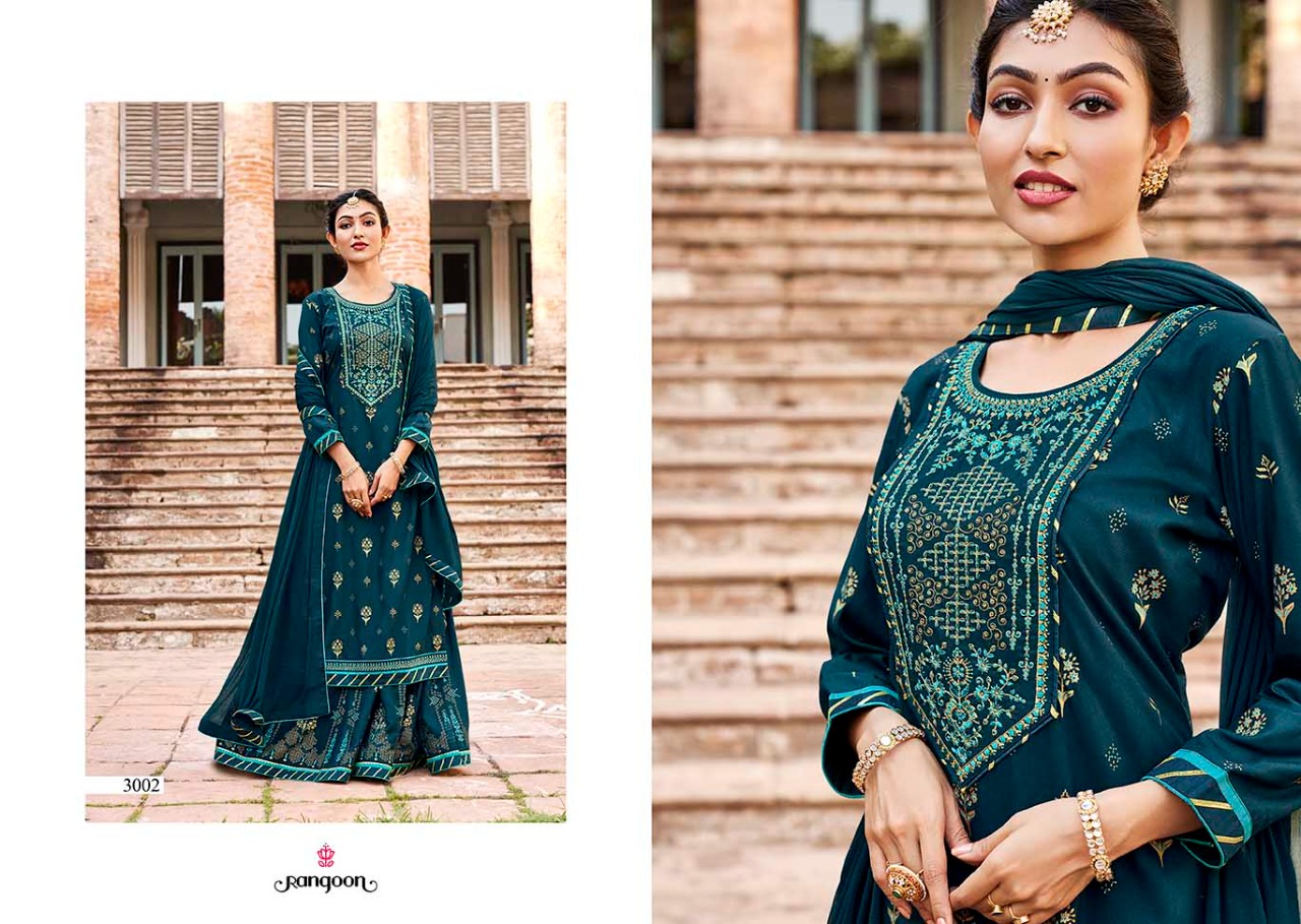 Rangoon Natraj Vol 4 Rayon Ethnic Wear Ready-made Salwar Suits Catalog
