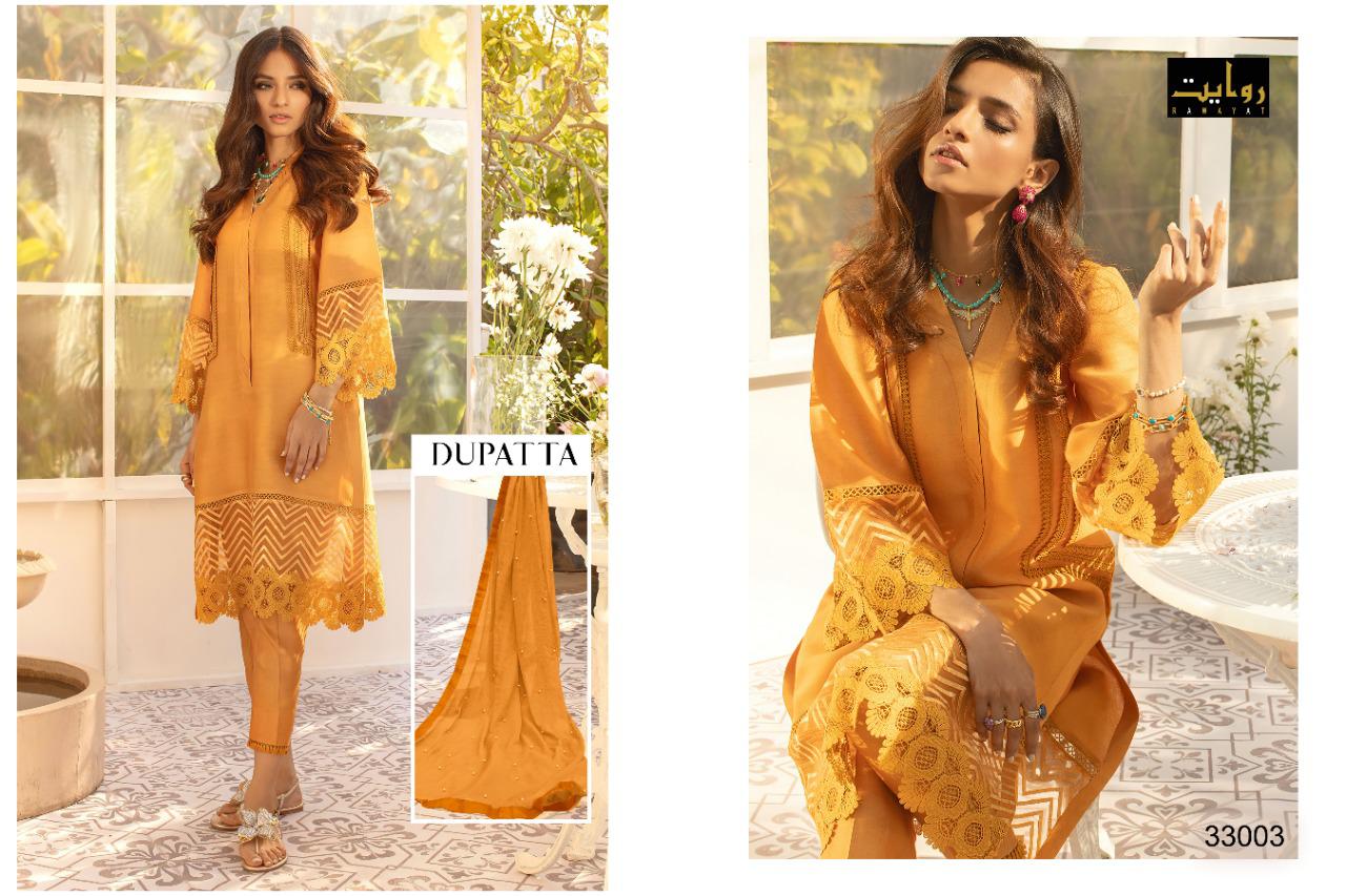 Rawayat Alzohaib Vol 3 Designer Cotton Embroidery Pakistani Salwar Suits Catalog