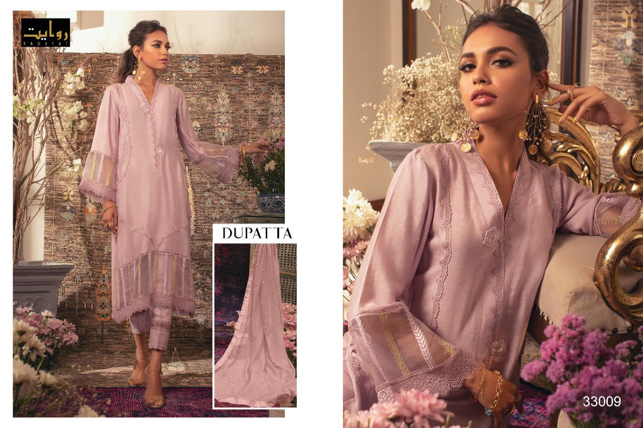 Rawayat Alzohaib Vol 3 Designer Cotton Embroidery Pakistani Salwar Suits Catalog