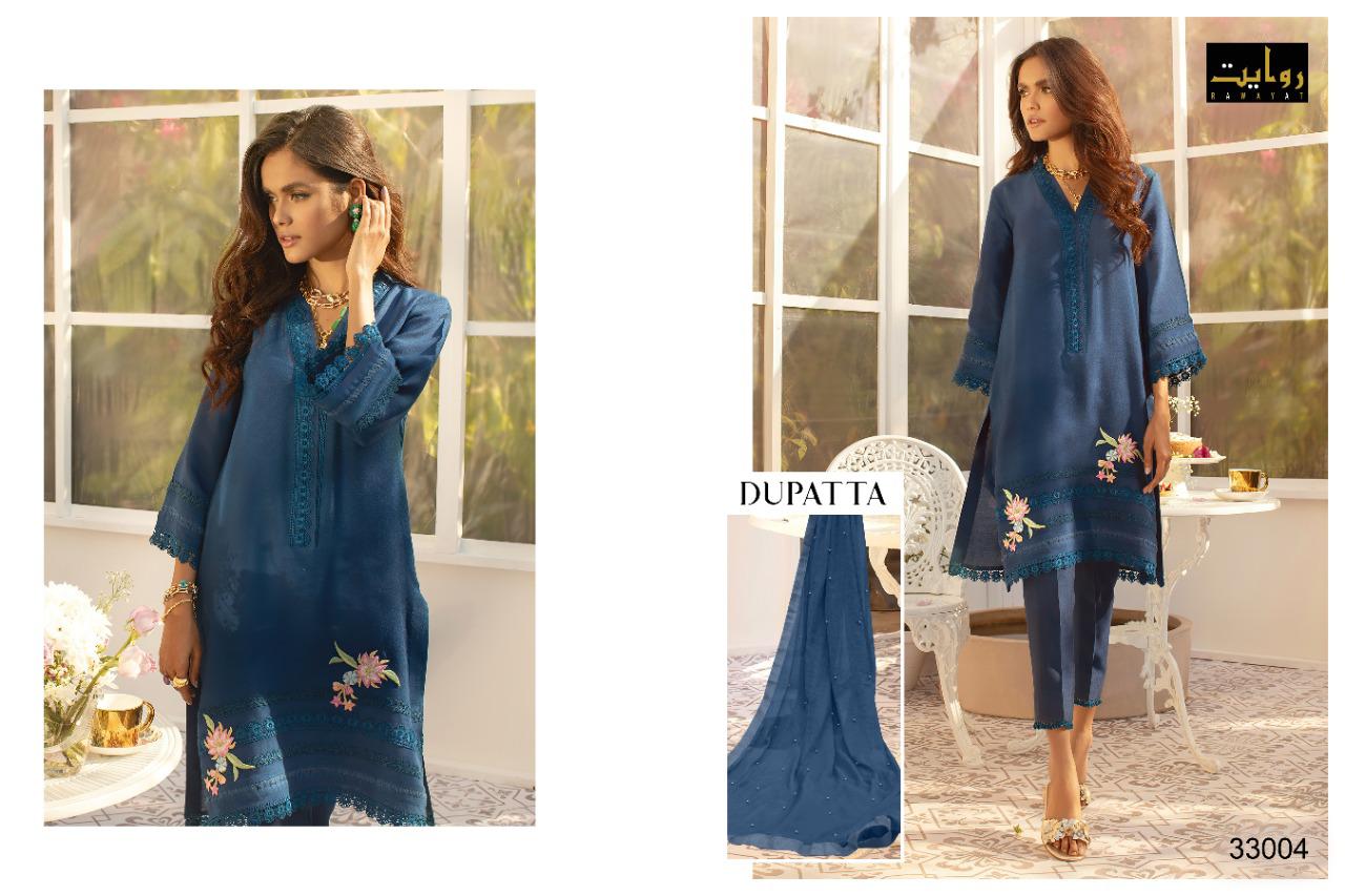 Rawayat Alzohaib Vol 3 Designer Cotton Embroidery Pakistani Salwar Suits Catalog