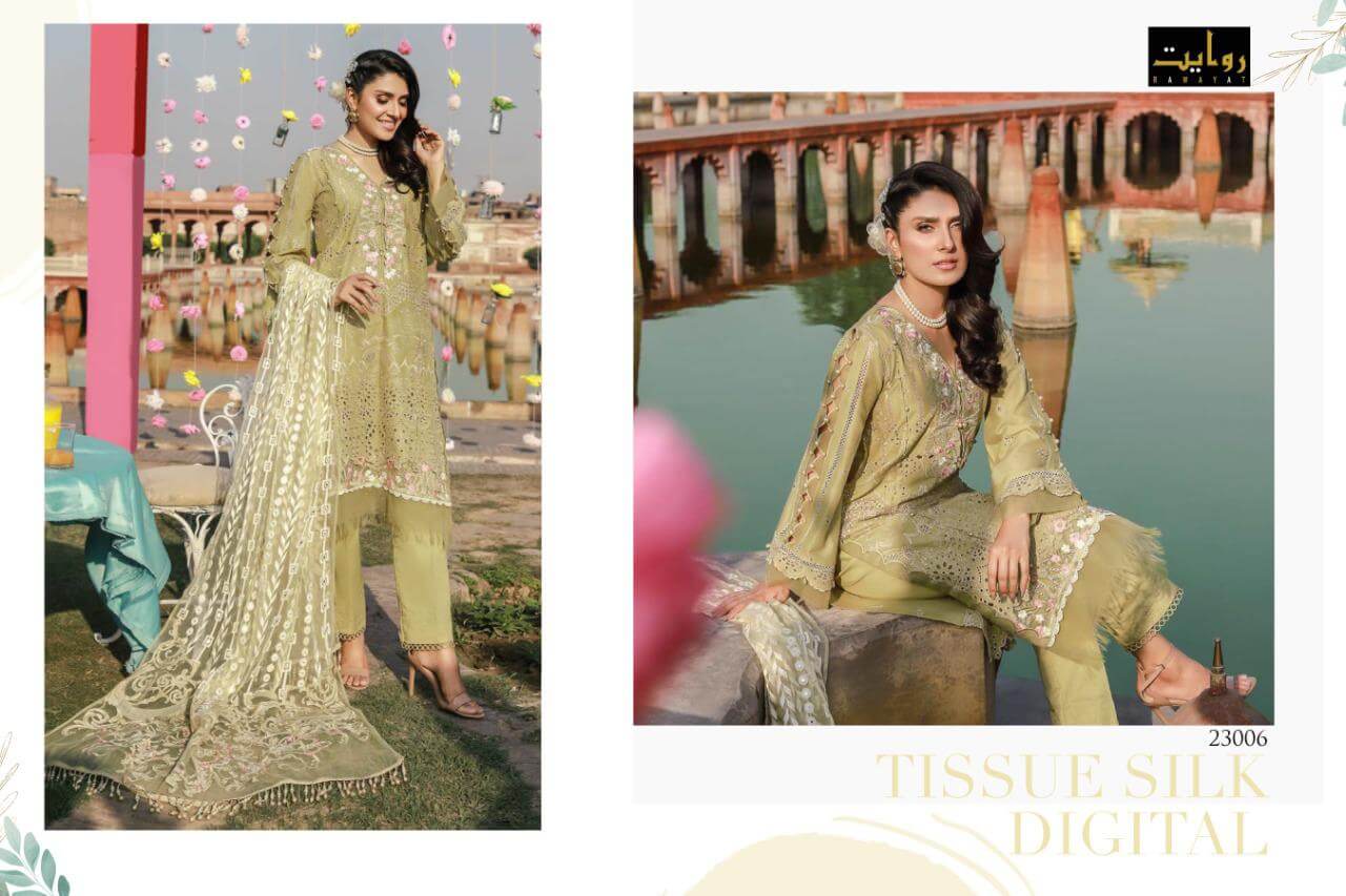 Rawayat Tabeer Vol 3 Fancy Cotton Embroidery Pakistani Salwar Catalog