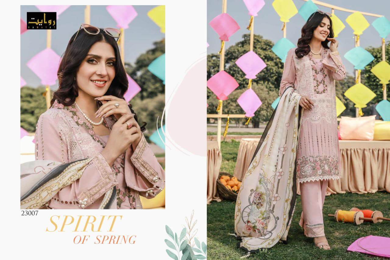 Rawayat Tabeer Vol 3 Fancy Cotton Embroidery Pakistani Salwar Catalog