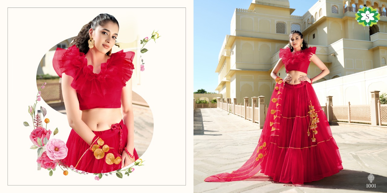 Fc Red 1001  Lehenga Party Wear Buy Trendy Red Lehenga Choli Online In India