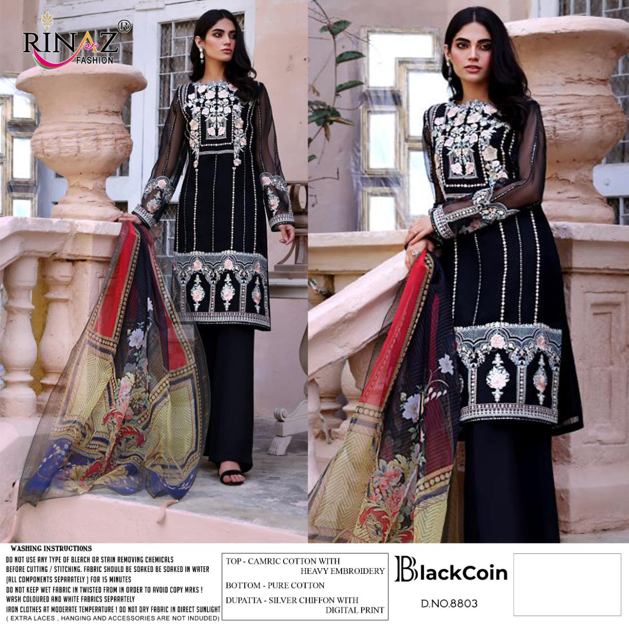 Rinaz Black Coin Festival Wear Pakistani Salwar Kameez  Catalog