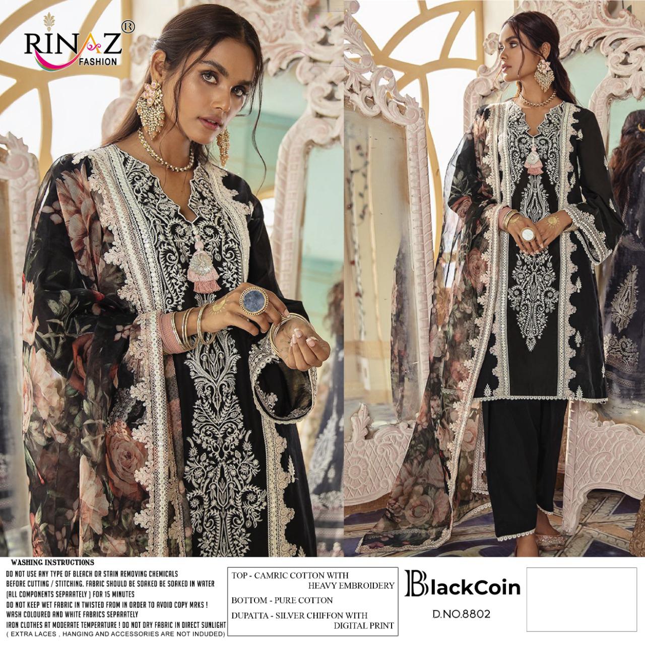 Rinaz Black Coin Festival Wear Pakistani Salwar Kameez  Catalog