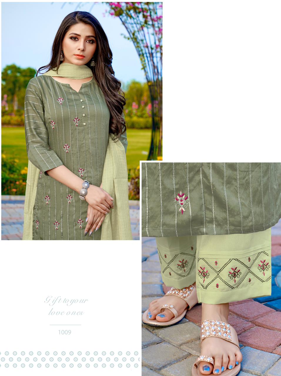 Rt Vasant Vol 2 Kurti With Bottom And Dupatta (3 Pieces) Buy Ladies Kurtis Wholesaler