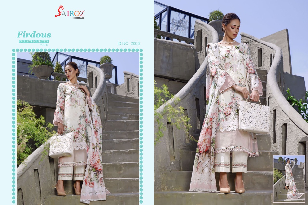 Sairoz Firdous  Vol 3 Premium Limited Edition Pakistani Catalog