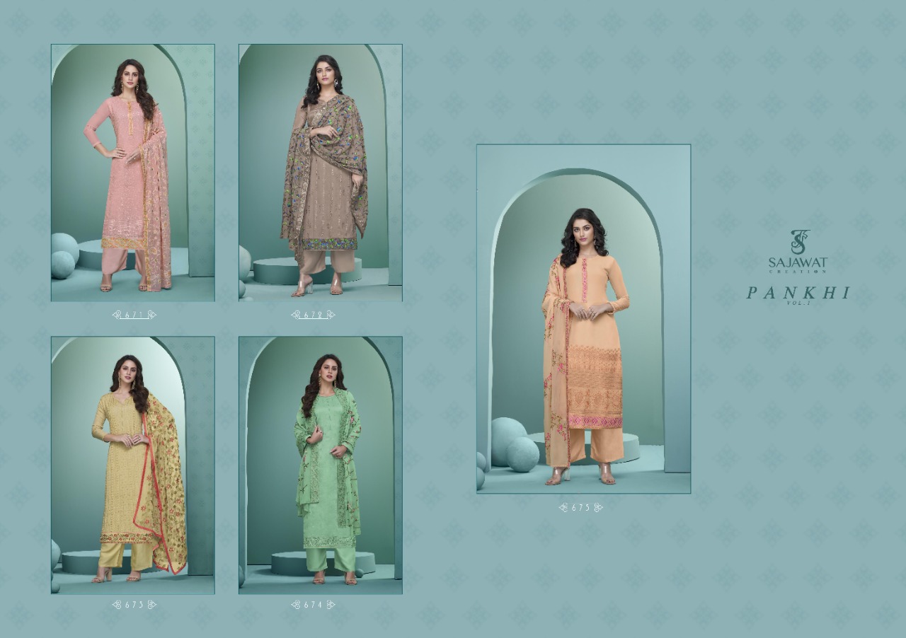 Sajawat Pankhi Vol 1 Premium Festive Wear Ready Made Catalog
