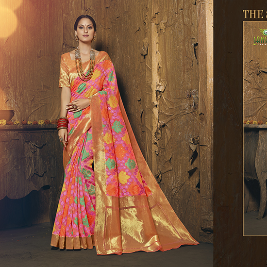 Sanskar Sunri Designer Wear Silk Saree Catalog