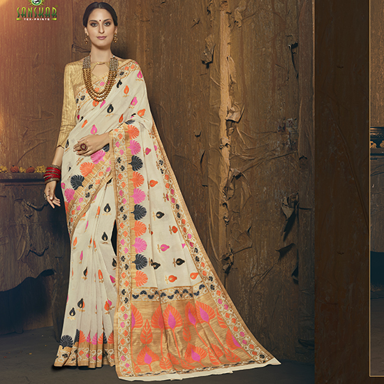 Sanskar Sunri Designer Wear Silk Saree Catalog