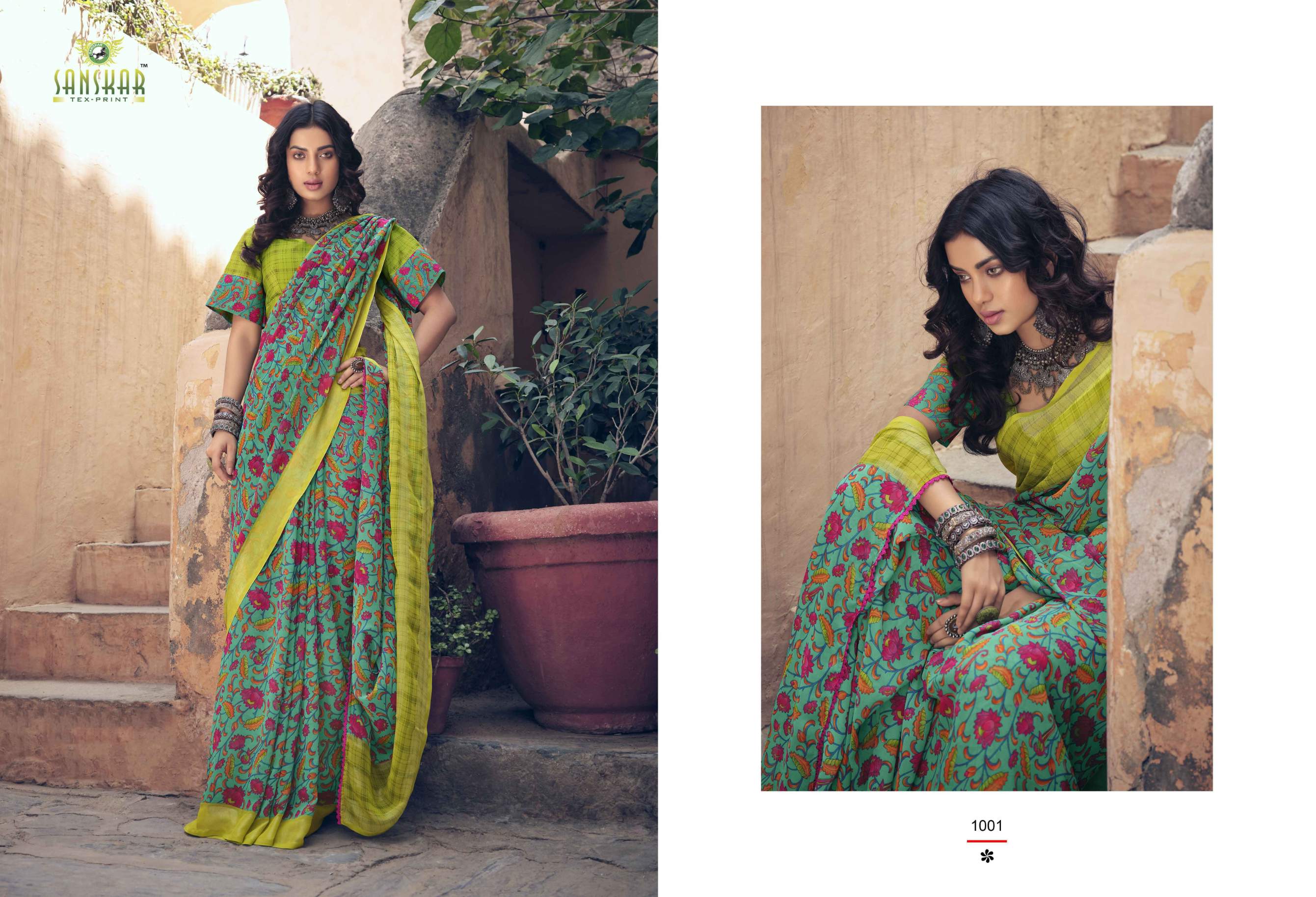 Sanskar Utsah Printed Georegette Sarees Catalog