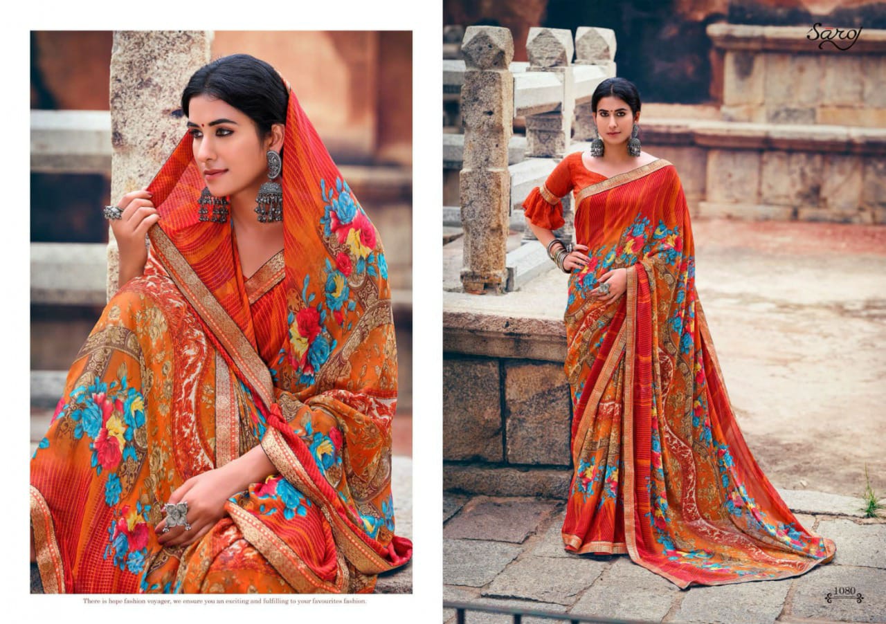 Saroj Gorgeous Vol 3 Casual Wear Printed Sarees Collection