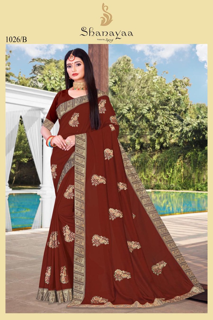 Saroj  Shanayaa Festive Wear Saree Catalog
