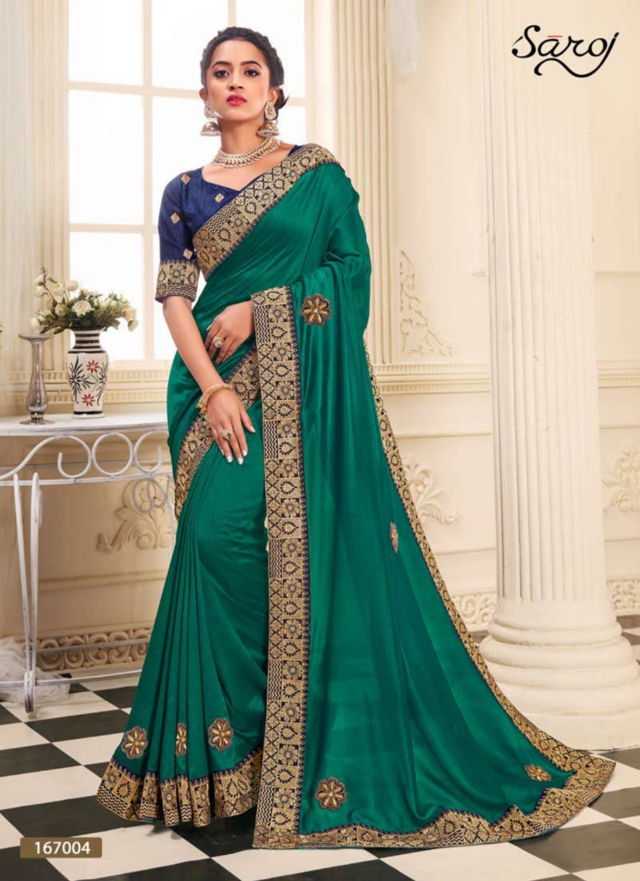 Saroj Suman Sandhya  Festive Wear Saree Catalog