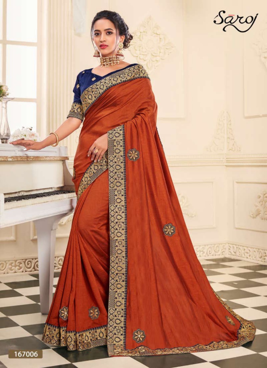 Saroj Suman Sandhya  Festive Wear Saree Catalog