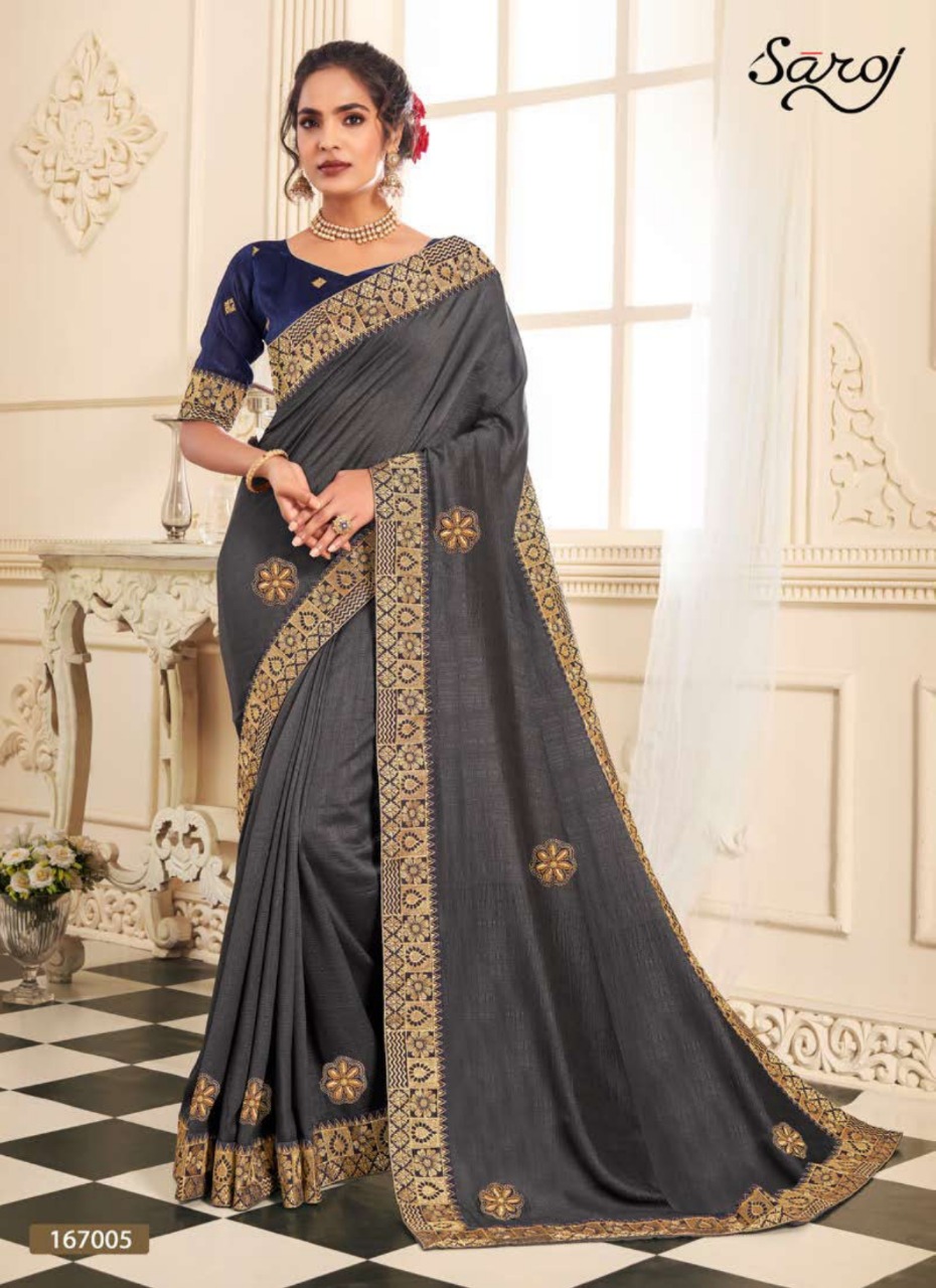 Saroj Suman Sandhya  Festive Wear Saree Catalog