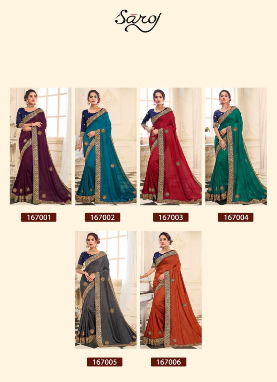 Saroj Suman Sandhya  Festive Wear Saree Catalog