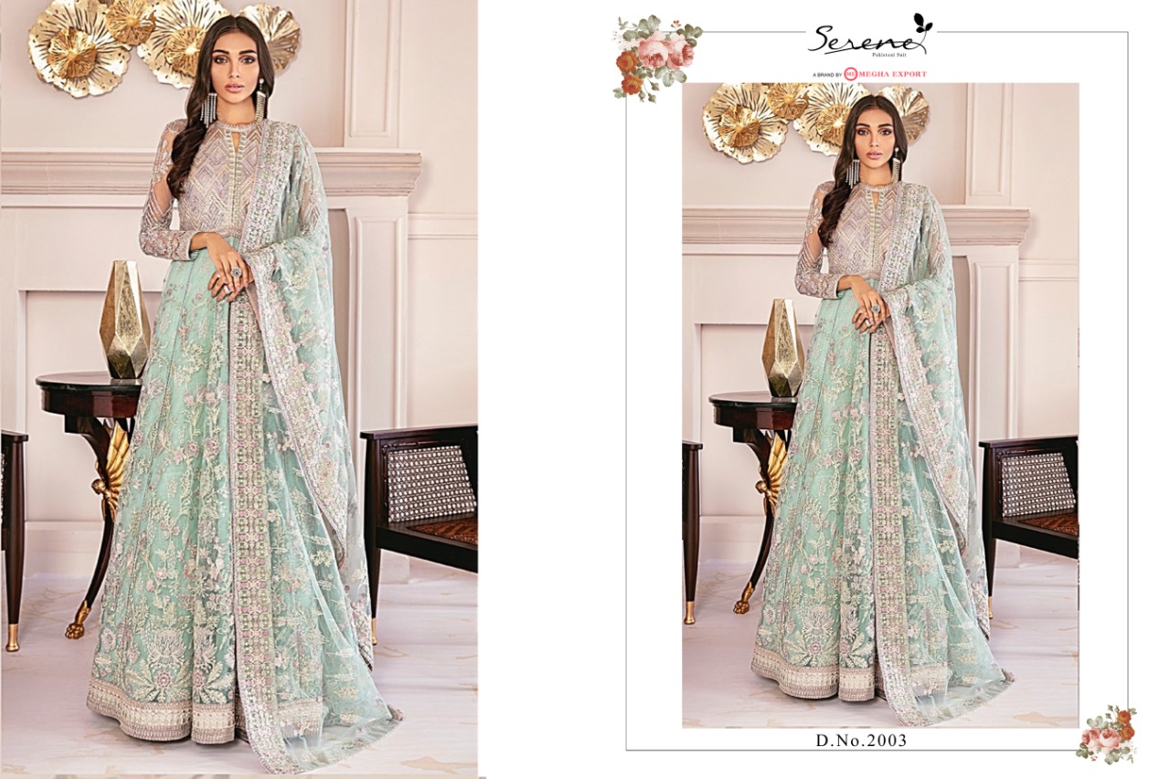 Serene Chantelle Net Designer Embroidery Pakistani Salwar Suits  Catalog