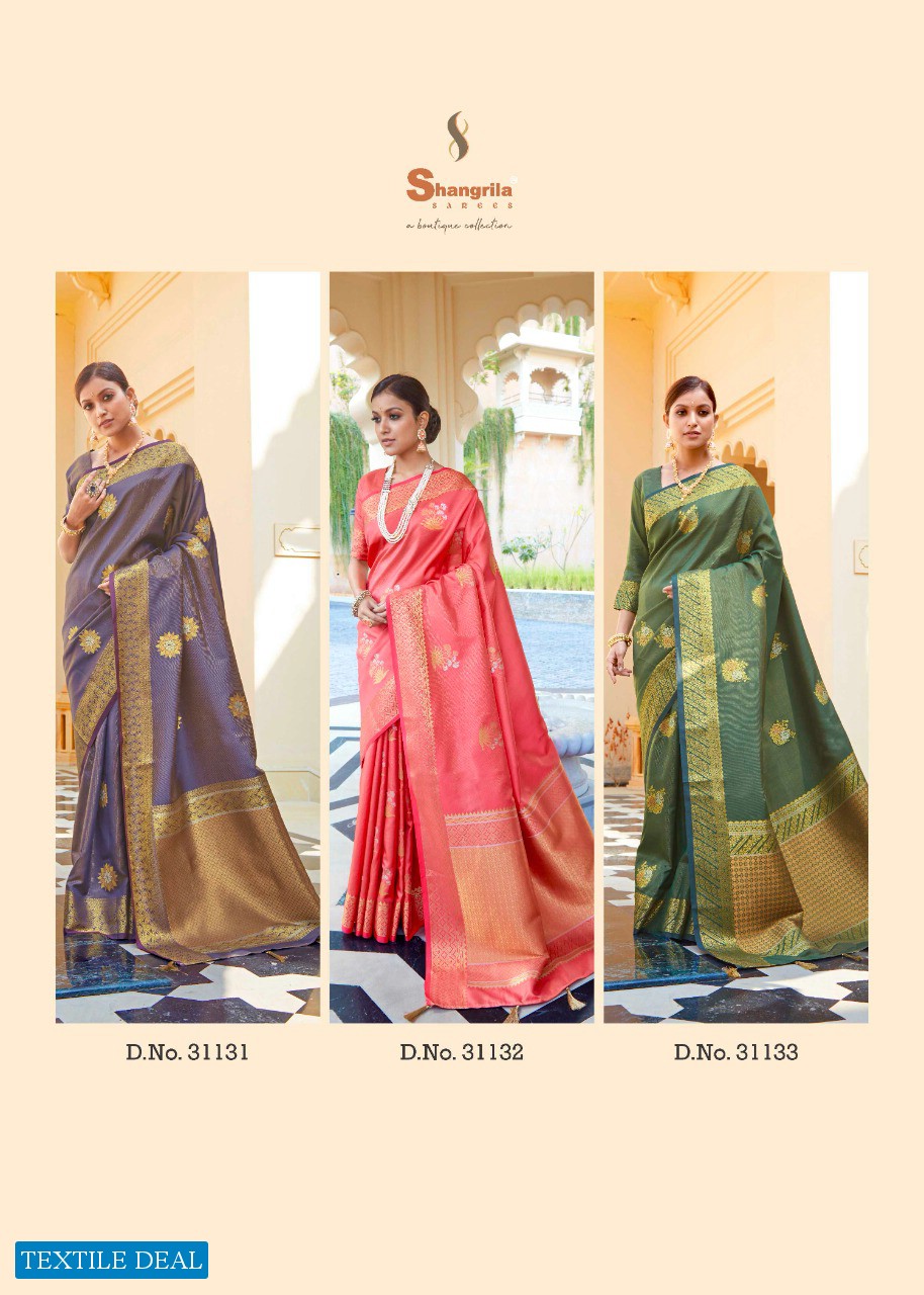 Shangrila Karaikudi Festive Wear Silk Saree Catalog