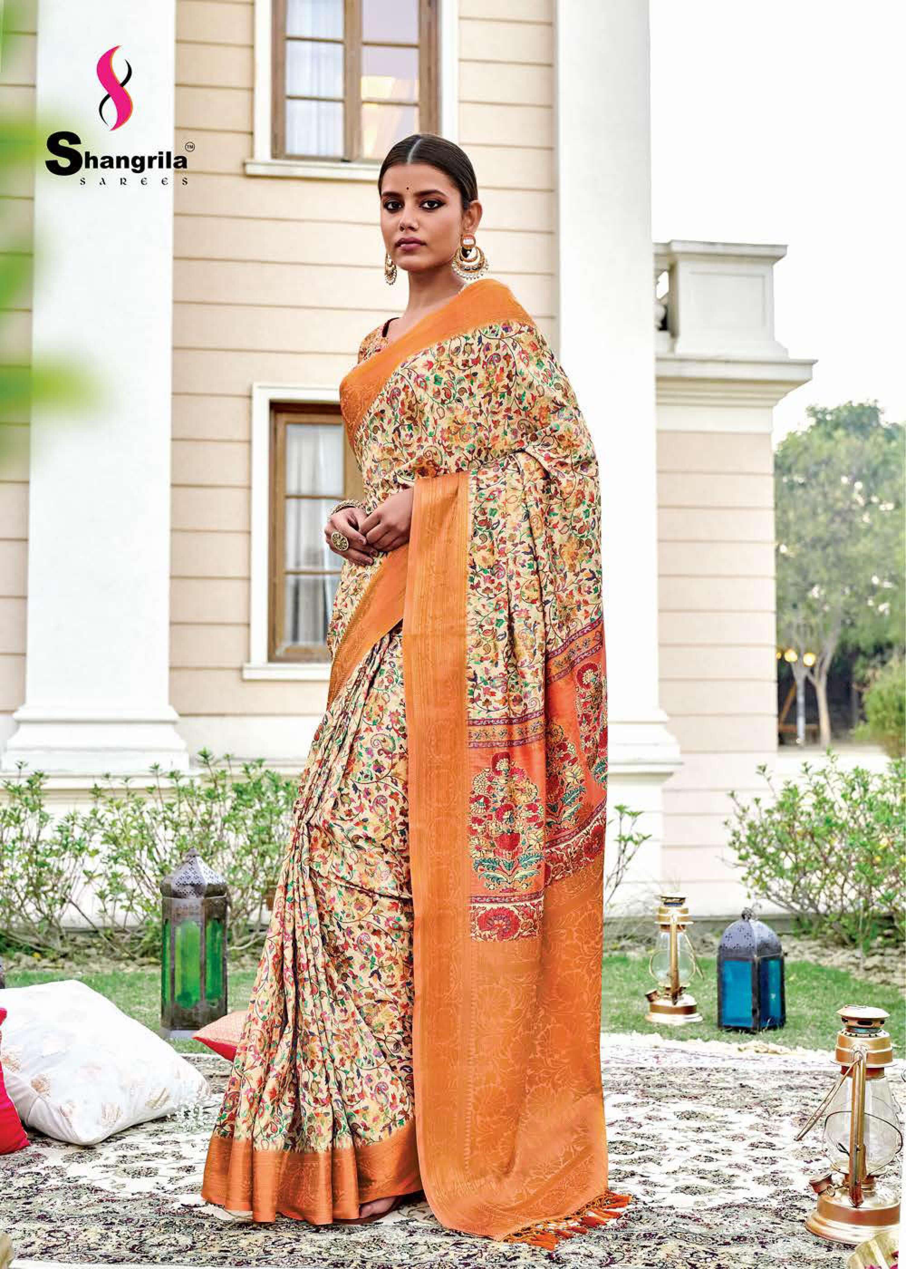 Shangrila Latika Digital Fancy Weaving Wedding Wear Sarees