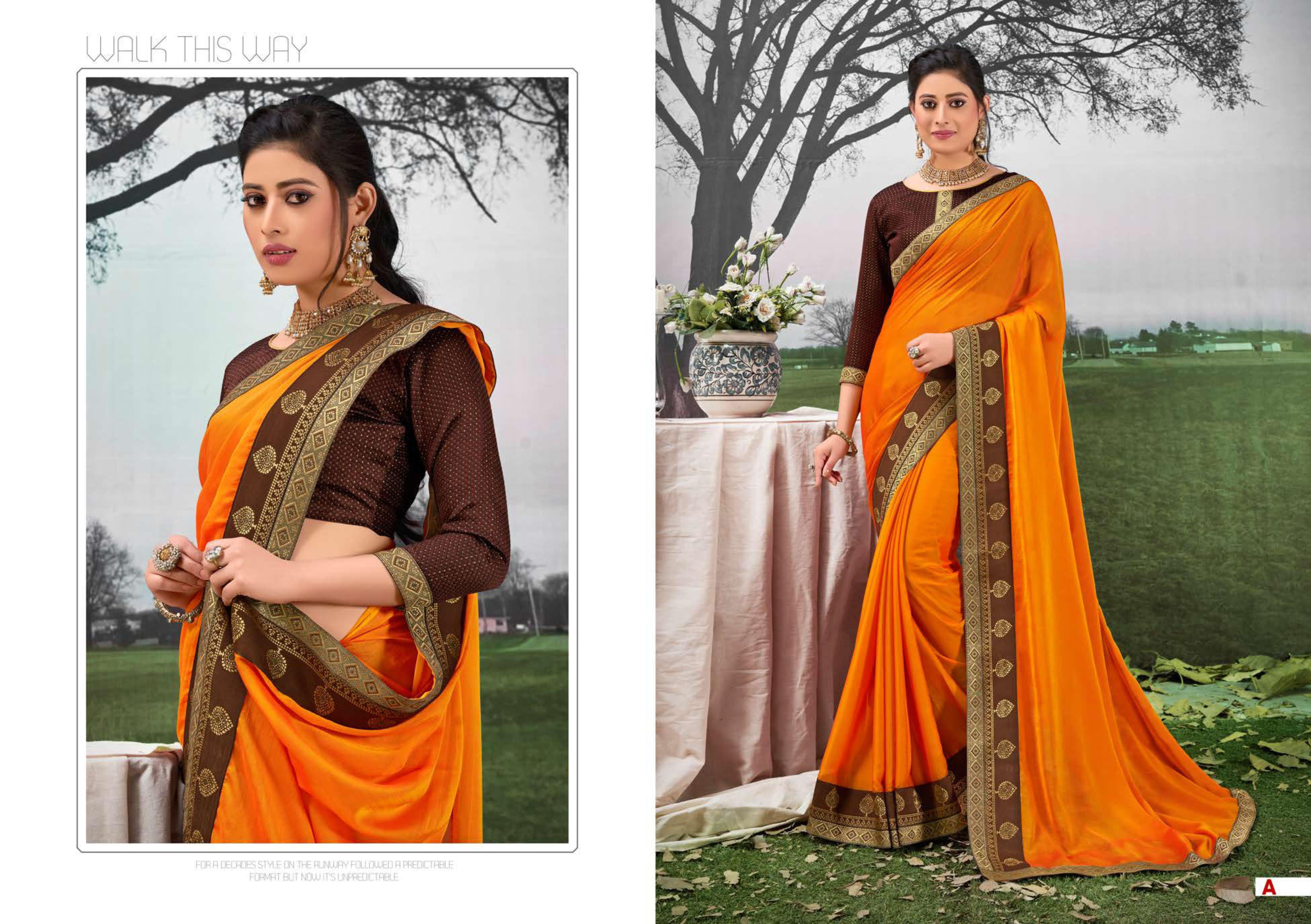 Shravya Nayantara Fancy Chiffon Silk Sarees  Catalog