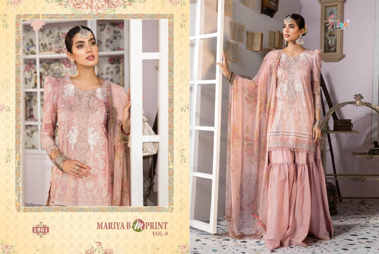 Shree Mariya B Mprint Vol  9 Pakistani Salwar Suits  Catalog