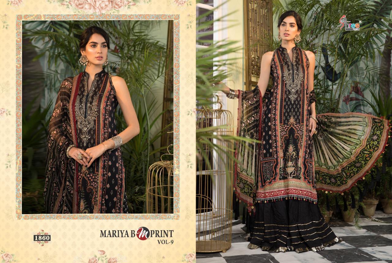 Shree Mariya B Mprint Vol  9 Pakistani Salwar Suits  Catalog