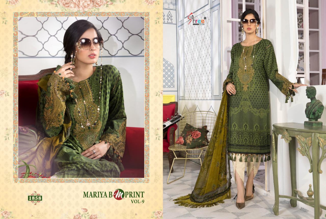 Shree Mariya B Mprint Vol  9 Pakistani Salwar Suits  Catalog