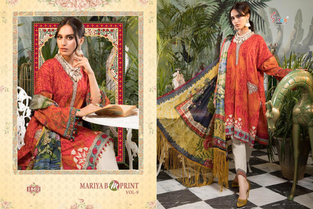 Shree Mariya B Mprint Vol  9 Pakistani Salwar Suits  Catalog