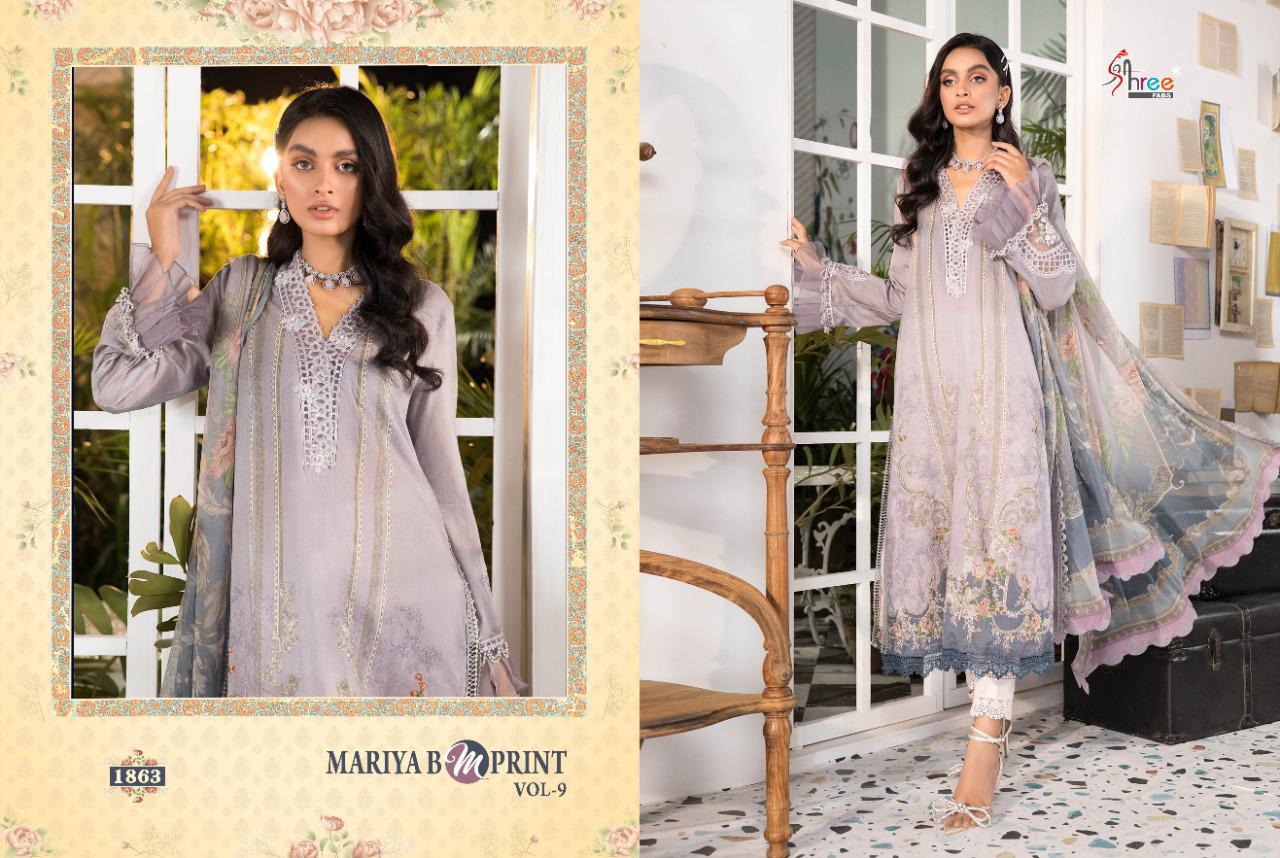 Shree Mariya B Mprint Vol  9 Pakistani Salwar Suits  Catalog